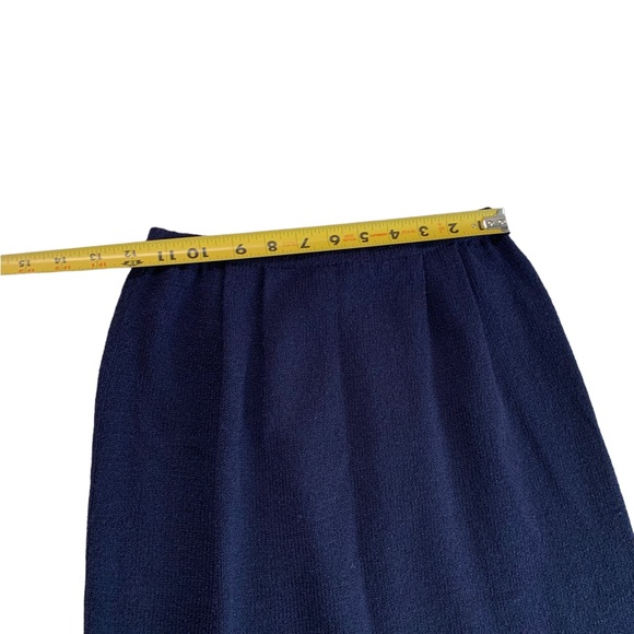 Don Sayres For Wellmore Navy Blue Skirt size 4 - Picture 13 of 16